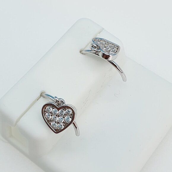 "925 Sterling Silver Cubic Zirconia Earrings, U19254857 - Picture 6 of 9